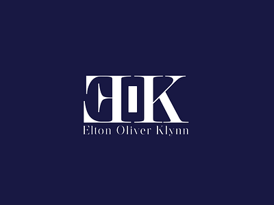Elton logo Design logo logodesign minimalist monogram simple type logo