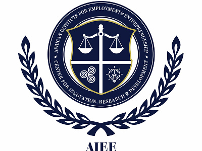 Aiee brand identity branding college logo crestlogo design logo logo a day logotype minimalist school crest school logo simple