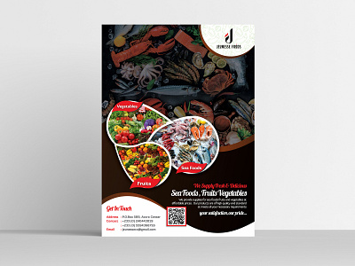 Flyer Design flyer food print print design seafood
