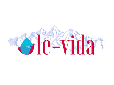 Le Vida Table Mineral Water bottle water logo logo mineral water water water logo