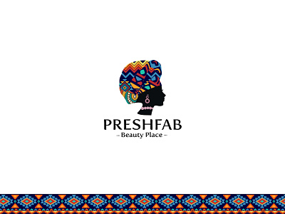 Preshfab Logo Design african african logo design beauty logo gelelogo logodesign