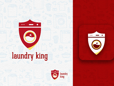 Laundry King Logo Design