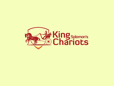King Solomon Chariots Logo chariot chariot logo logo logo design logodesign logos modern logo shield shield logo shields simple logo