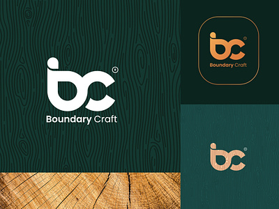 Boundary Craft Logo b logo bc monogram brand identity branding c logo craft creative design furniture logo illustration logo logos logotype simple logo wood wood logo