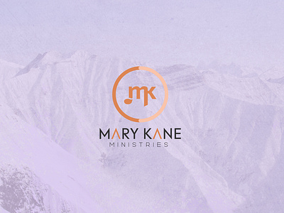 Mary Kane Ministries brand identity branding church logo illustration logo logo design logodesign logotype mk mk monogram simple logo singing logo