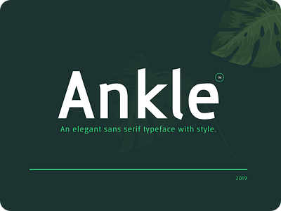 Ankle Font fashion font logo font logotype new popular poster poster font rerdsystems sans serif sans serif font sanserif stylish type typeface vikers