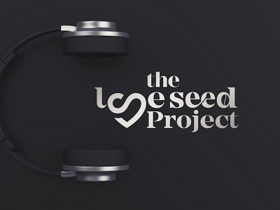The Love Seed Project black brand identity design heart illustration logo design logotype love love logo lovely minimal rerd s seed seed logo simple simple logo vikers