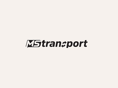 MS Transport Logo Sample 2 black brand identity branding design illustration logistics logo logo design logotype modern simple transport transport logo transportation