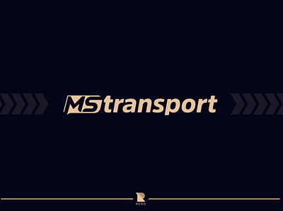 MS Transport Logo Sample 4 black brand identity branding design illustration logo logo design modern simple simple logo transport transport logo transportation transportation logo