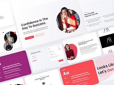 Landing Page for NLP Coach & Trainer branding design graphic design logo ui ux