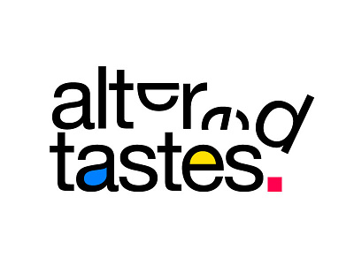 Altered Tastes Identity Comp brand brand identity branding graphic design illustration illustrator layout logo logo design mark