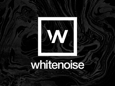 Whitenoise Music Management brand design brand identity graphic design illustration logo logo design mark