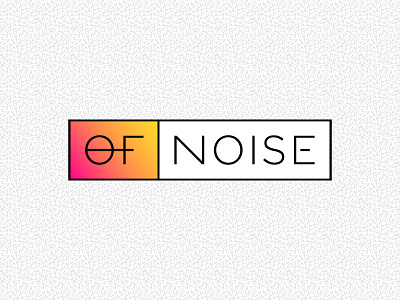 Of Noise Concept 1 brand brand identity branding graphic design illustration illustrator layout logo logo design mark