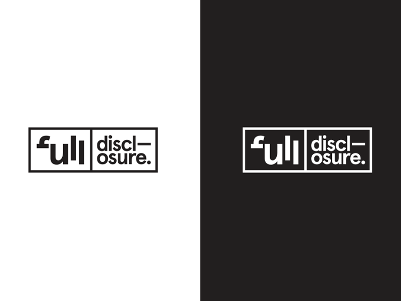 Full_Disclosure unused logo concepts