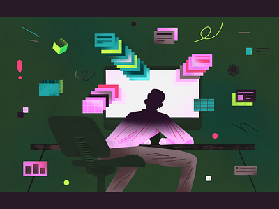 Employee Burnout / Data breach - Cybersecurity by Anton Kakhidze on ...