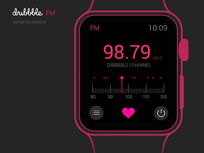 Fm Concept apple dribbble fm watch