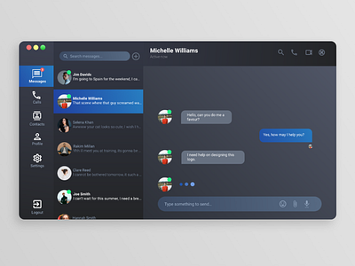 Daily UI 013 - Direct Messaging