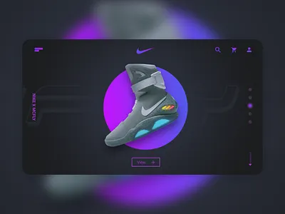 Nike X McFly adobephotoshop adobexd backtothefuture colourful colours dailyui dailyuichallenge design footlocker future icon mcfly nike photoshop retro shoes tech ui ui design userinterface