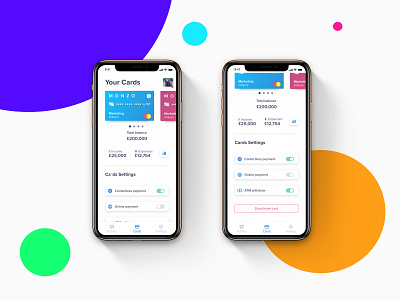 Finance App - Light mode