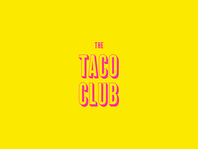 Taco Club Concept 🌮 branding character clean clean website cleverlogo design design art identity luxury design luxury logo