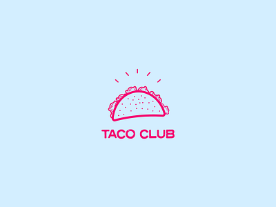 Taco Club Logo Concept 🌮 branding character clean clean website cleverlogo design design art identity luxury design luxury logo