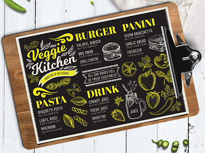 Veggie Menu Template