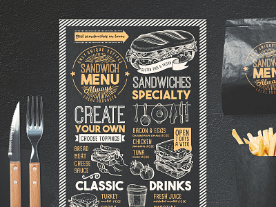 Sandwich Food Menu