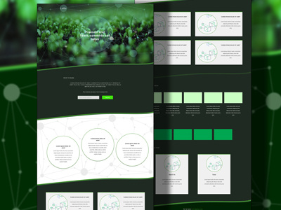 Agro Landing web page design