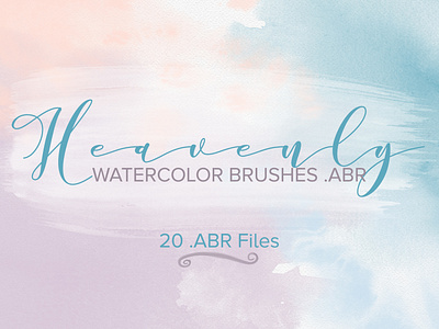 Heavenly Watercolor Brushes design resources photoshop brushes watercolor brushes