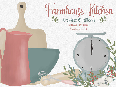 Farmhouse Kitchen Graphics clipart farmhouse graphics illustrations kitchen