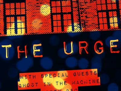 The Urge Dribbble Color graphic design poster the urge