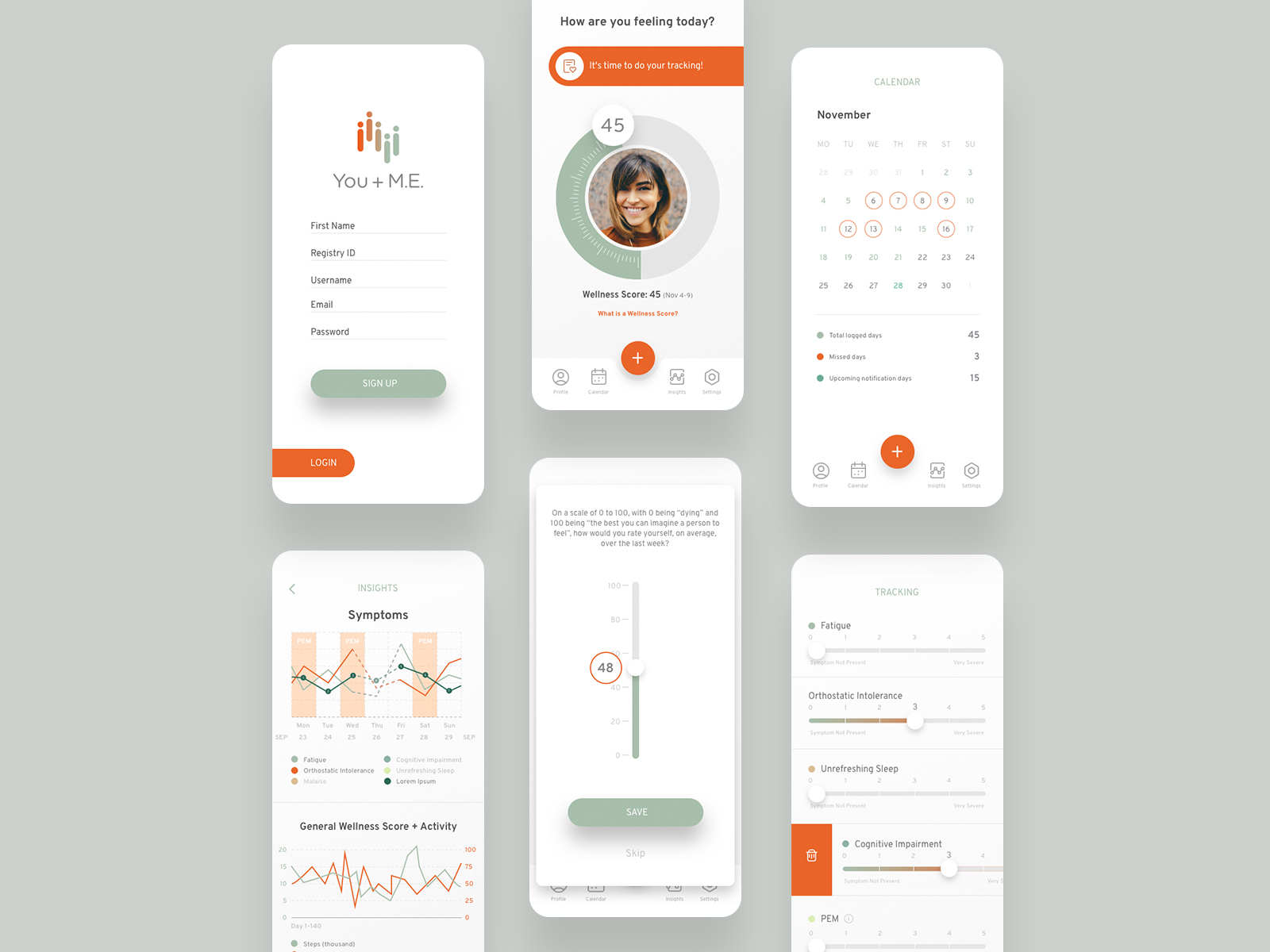 Symptom Tracker Medical App by Joe Tuan on Dribbble