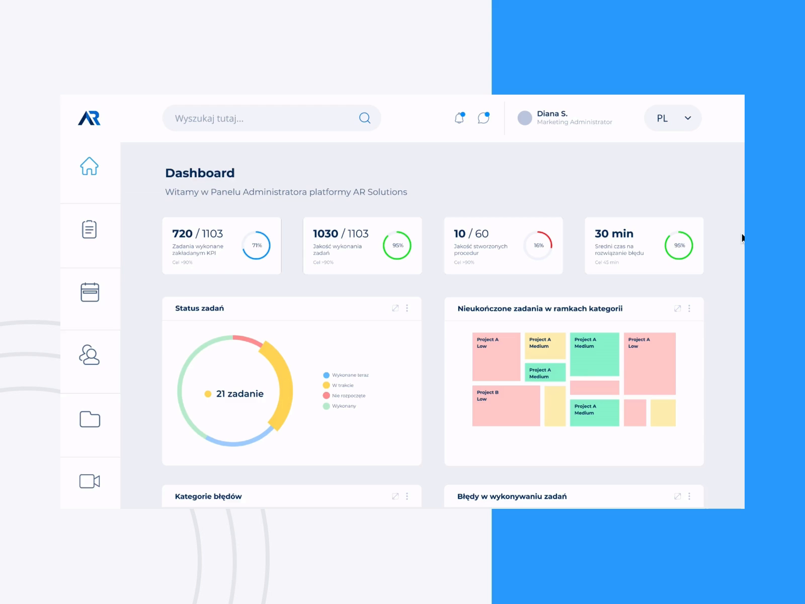 Dashboard UX-UI Design by DiaShy for mobitouch on Dribbble