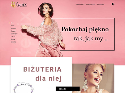 Fenix - version 2 fashion on line shop shop sklep strona www webdesign