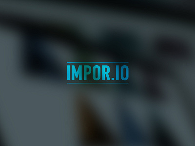 WIP - Impor.io blur branding clean logo