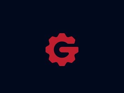 G Gear branding clean flat logo modern