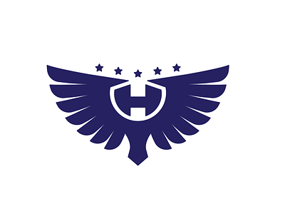 HOPE bird branding clean flat hope logo modern stars wings