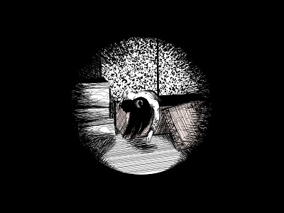 CRAWL [INKTOBER 2020 SERIES] 2020 art black black and white crawl creepy design digital digitalart direction fatal frame ghost graphic horror illustration inktober inktober2020 japan japanese