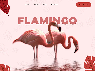 flamingo branding graphic design ui