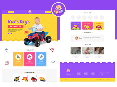 Kids-e commerce Theme