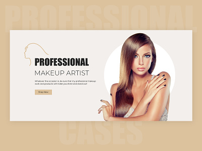 Beauty Salon cosmetic fashion girl herobanner salon service skincare spa uiux website
