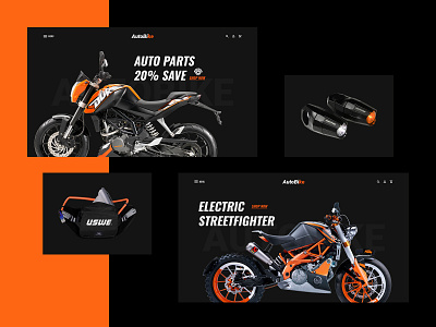 Autobike ecommerce website templates