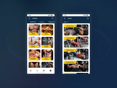 Fitness App Ui/Ux Design Concept