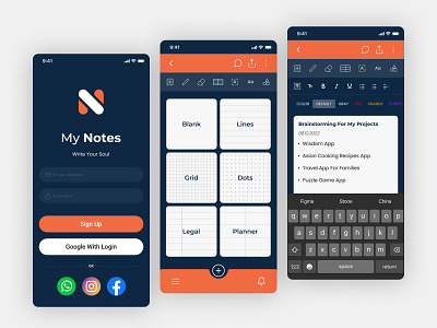 My Notes App Design