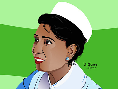 Pushpa Ramyani De Soysa ai colorful design illustrator portrait