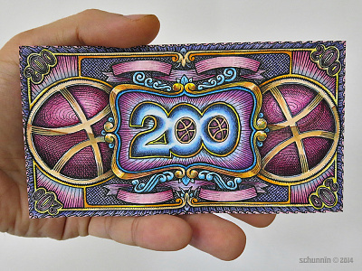 200 Dollowers - final currency design dribbble final tribute