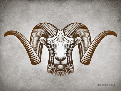 Ram Bow: 2nd Blood animal illustration ram symmetry unused