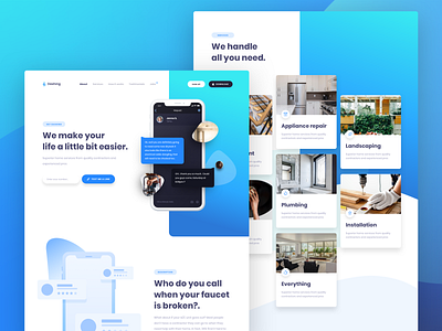 Dashing Web Design agency bons dashing design indicius landing landing page ui ux ui web web design