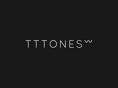 T T T O N E S ~ 2014 black iphone logo logotype minimal project ringtone simple tones wave web
