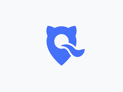 Logo app blue github logo map minimal octopus web